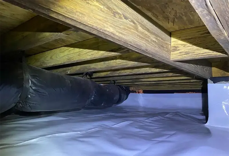 Crawl Space Repair Moisture Control in Jacksonville NC After