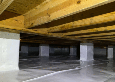 Crawl Space Repair In Hubert, Nc With Pier Wrapping