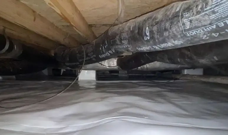 Finished Crawl Space Encapsulation Project in Hope Mills