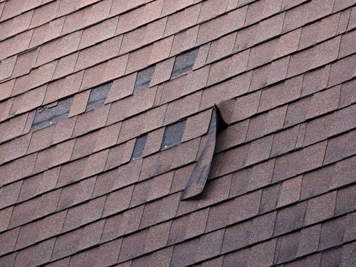 Torn Shingles and Missing Shingles
