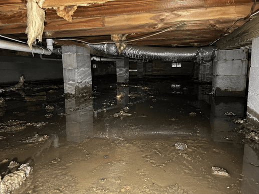 Standing water