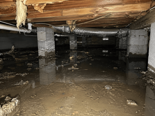 Standing water