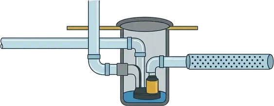 drainage and waterproofing graphics